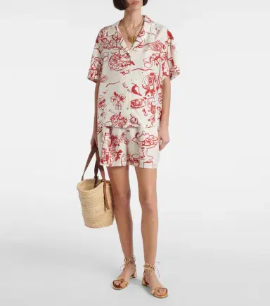 ASCENO Pragua printed silk twill shirt | Thumbnail 2