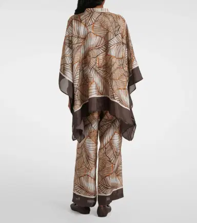 Brunello Cucinelli Printed silk shirt | Thumbnail 5