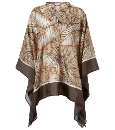 Brunello Cucinelli Printed silk shirt | Thumbnail 1