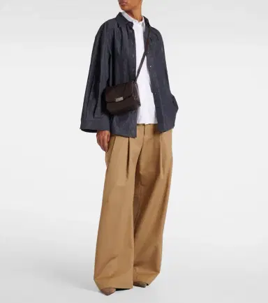 Brunello Cucinelli Monili cotton wide-leg pants | Thumbnail 4