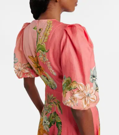 Alemais Alémais Anika floral linen maxi dress | Thumbnail 6