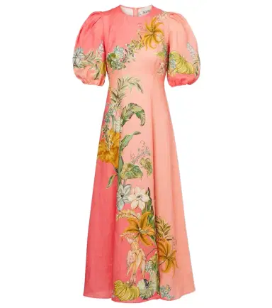 Alemais Alémais Anika floral linen maxi dress | Thumbnail 1
