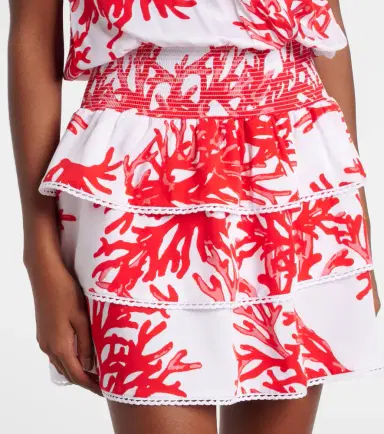 Melissa Odabash Jess printed tiered minidress | Thumbnail 6