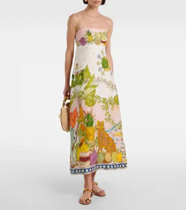 Alemais Alémais Hazel printed linen-blend maxi dress | Thumbnail 3 Alemais Alémais Hazel printed linen-blend maxi dress | Thumbnail 3