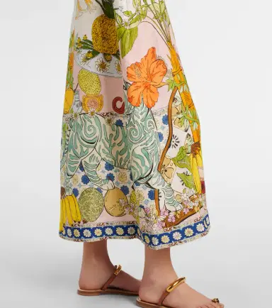 Alemais Alémais Hazel printed linen-blend maxi dress | Thumbnail 4 Alemais Alémais Hazel printed linen-blend maxi dress | Thumbnail 4
