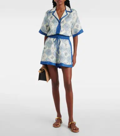 Alemais Alémais Pia printed high-rise shorts | Thumbnail 2