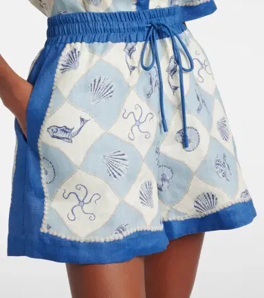 Alemais Alémais Pia printed high-rise shorts | Thumbnail 4