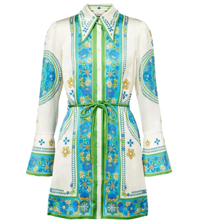 Alemais Alémais Vivianna printed shirt dress