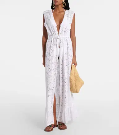 Melissa Odabash Tessa embroidered floral beach dress | Thumbnail 3