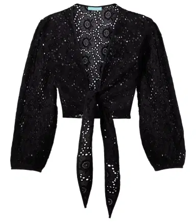 Melissa Odabash Pia cotton lace top | Thumbnail 1
