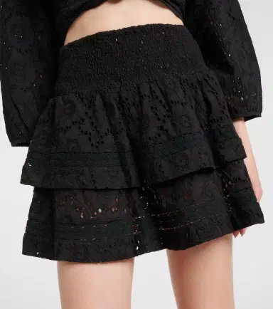 Melissa Odabash Riri cotton broderie miniskirt | Thumbnail 3