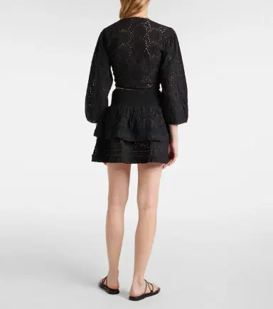 Melissa Odabash Riri cotton broderie miniskirt | Thumbnail 4