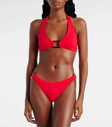Melissa Odabash Paris embellished bikini top | Thumbnail 2