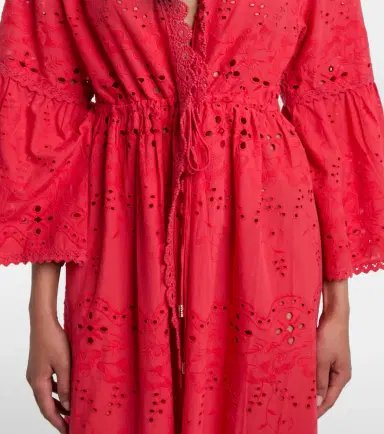 Melissa Odabash Tallulah embroidered cotton kaftan | Thumbnail 2
