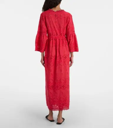 Melissa Odabash Tallulah embroidered cotton kaftan | Thumbnail 4
