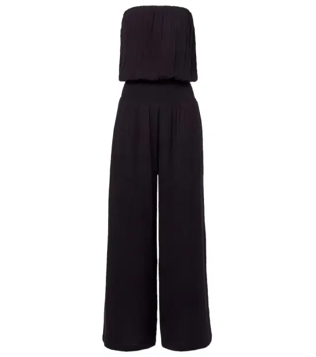 Melissa Odabash Naomi strapless cotton jumpsuit