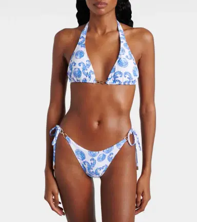 Melissa Odabash Bahamas printed bikini top | Thumbnail 2