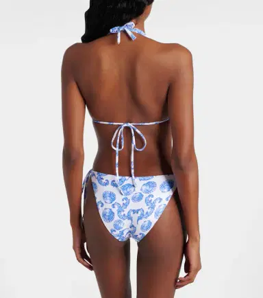Melissa Odabash Bahamas printed bikini top | Thumbnail 3
