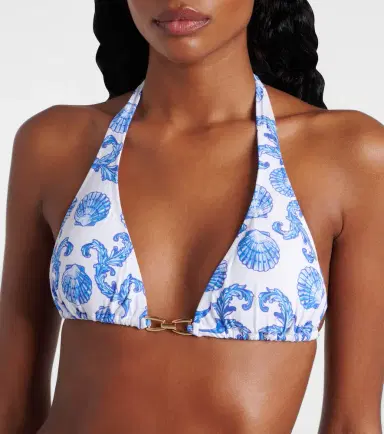 Melissa Odabash Bahamas printed bikini top | Thumbnail 4