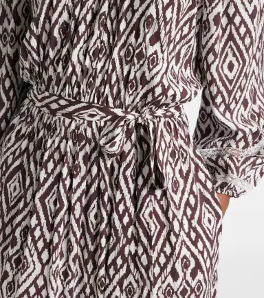 Melissa Odabash Eclipse gathered printed midi dress | Thumbnail 2