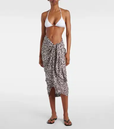 Melissa Odabash Pareo printed beach cover-up | Thumbnail 2