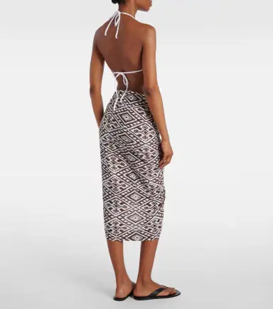 Melissa Odabash Pareo printed beach cover-up | Thumbnail 3