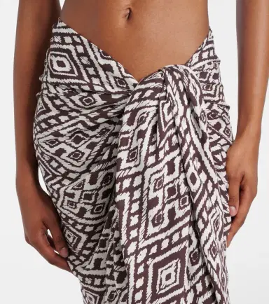 Melissa Odabash Pareo printed beach cover-up | Thumbnail 4
