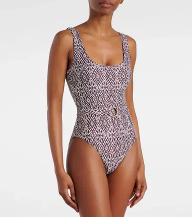 Melissa Odabash Rio belted swimsuit | Thumbnail 5