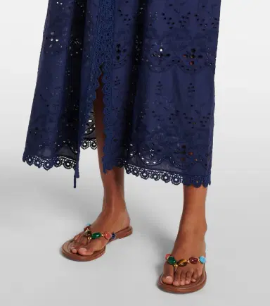 Melissa Odabash Tallulah broderie anglaise cotton kaftan | Thumbnail 2