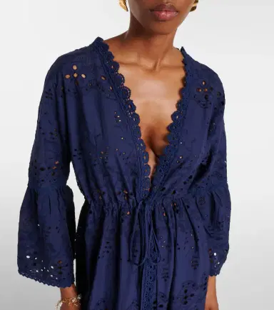 Melissa Odabash Tallulah broderie anglaise cotton kaftan | Thumbnail 4