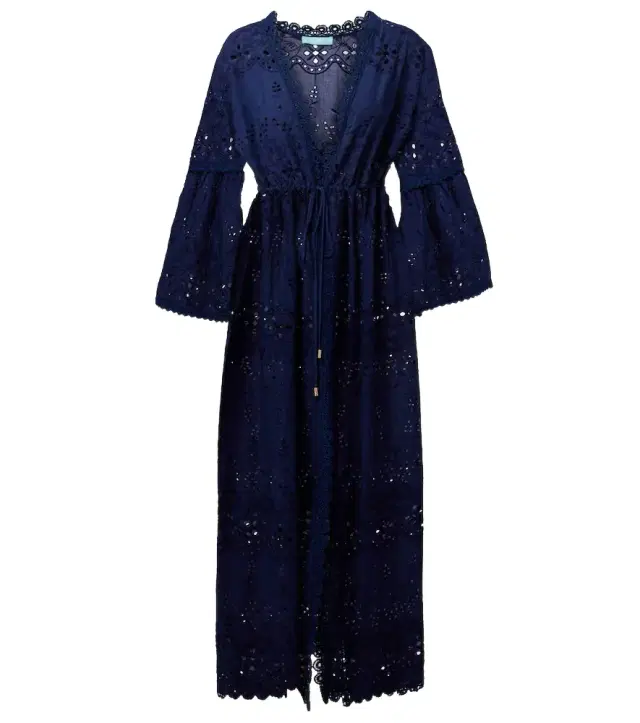 Melissa Odabash Tallulah broderie anglaise cotton kaftan