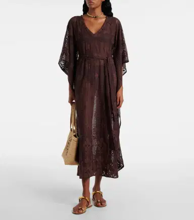 Melissa Odabash June cotton-blend kaftan | Thumbnail 2