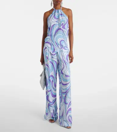 Melissa Odabash Raya printed halterneck top | Thumbnail 2