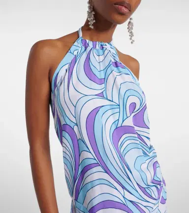 Melissa Odabash Raya printed halterneck top | Thumbnail 3