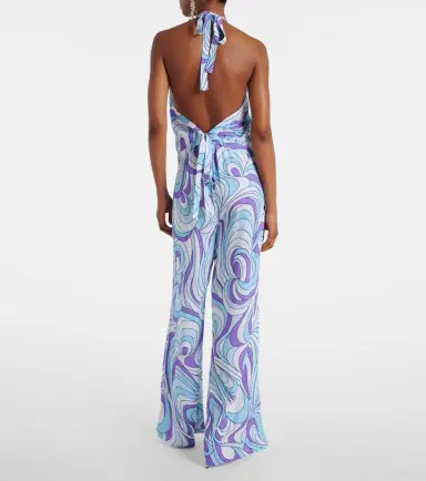 Melissa Odabash Raya printed halterneck top | Thumbnail 4