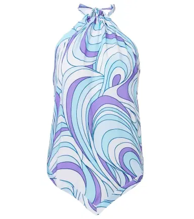 Melissa Odabash Raya printed halterneck top | Thumbnail 1