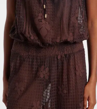 Melissa Odabash Viv off-shoulder cotton-blend jumpsuit | Thumbnail 5