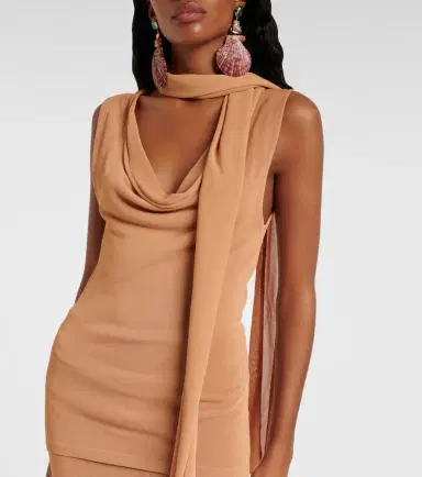 Aya Muse Draped scarf-detail top | Thumbnail 5