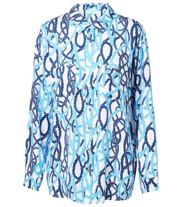 Melissa Odabash Millie printed shirt