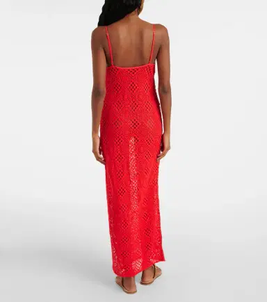 SIR Rayure crochet cotton maxi dress | Thumbnail 2