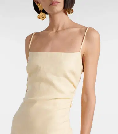 SIR Tamara linen midi dress | Thumbnail 2