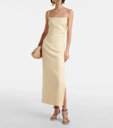 SIR Tamara linen midi dress | Thumbnail 3
