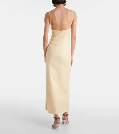 SIR Tamara linen midi dress | Thumbnail 4