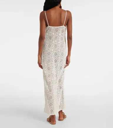 SIR Rayure crochet cotton maxi dress | Thumbnail 2