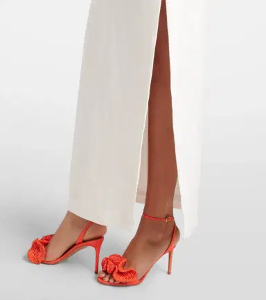 SIR Violet halterneck linen maxi dress | Thumbnail 3
