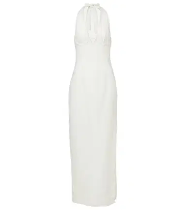 SIR Violet halterneck linen maxi dress | Thumbnail 1