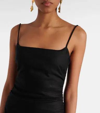 SIR Linen midi dress | Thumbnail 3