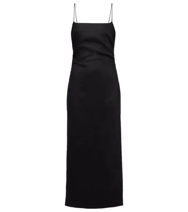 SIR Linen midi dress