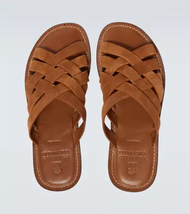 Brunello Cucinelli Woven suede sandals | Thumbnail 2