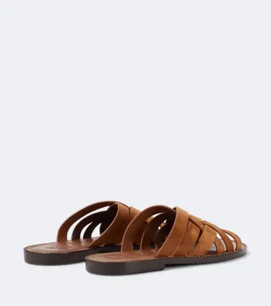 Brunello Cucinelli Woven suede sandals | Thumbnail 3